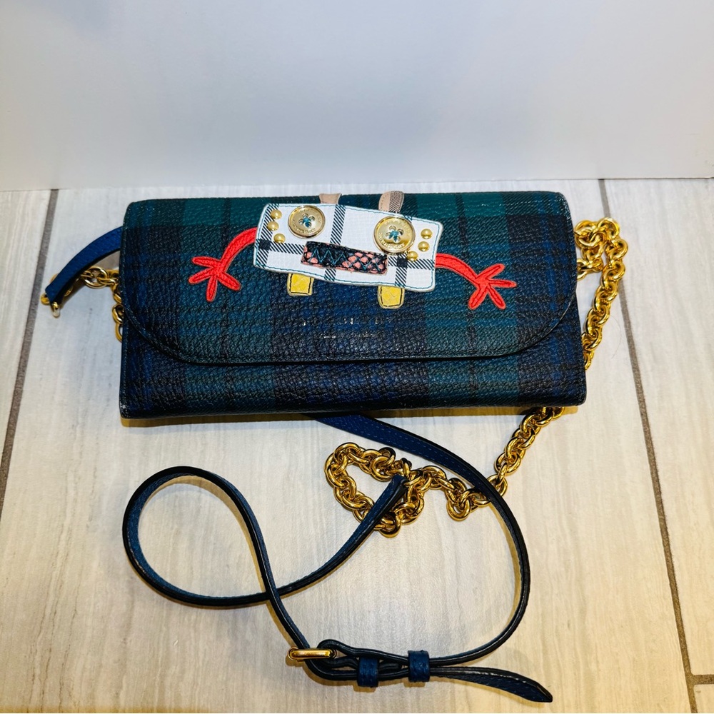 Burberry Creature Chain Clutch with chain